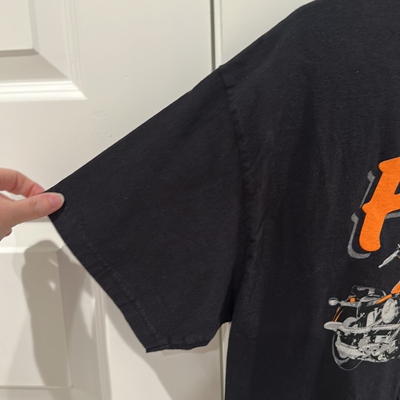 VGUC Harley Davidsons Mens Size L Large ZZZ Toad Large Screen Tee T-Shirt Top - Picture 5 of 9